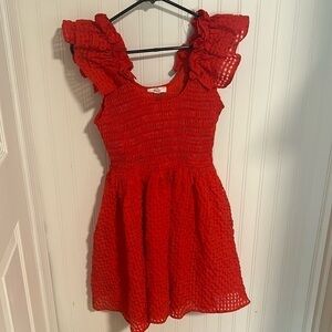 Entro Mini Red Dress
